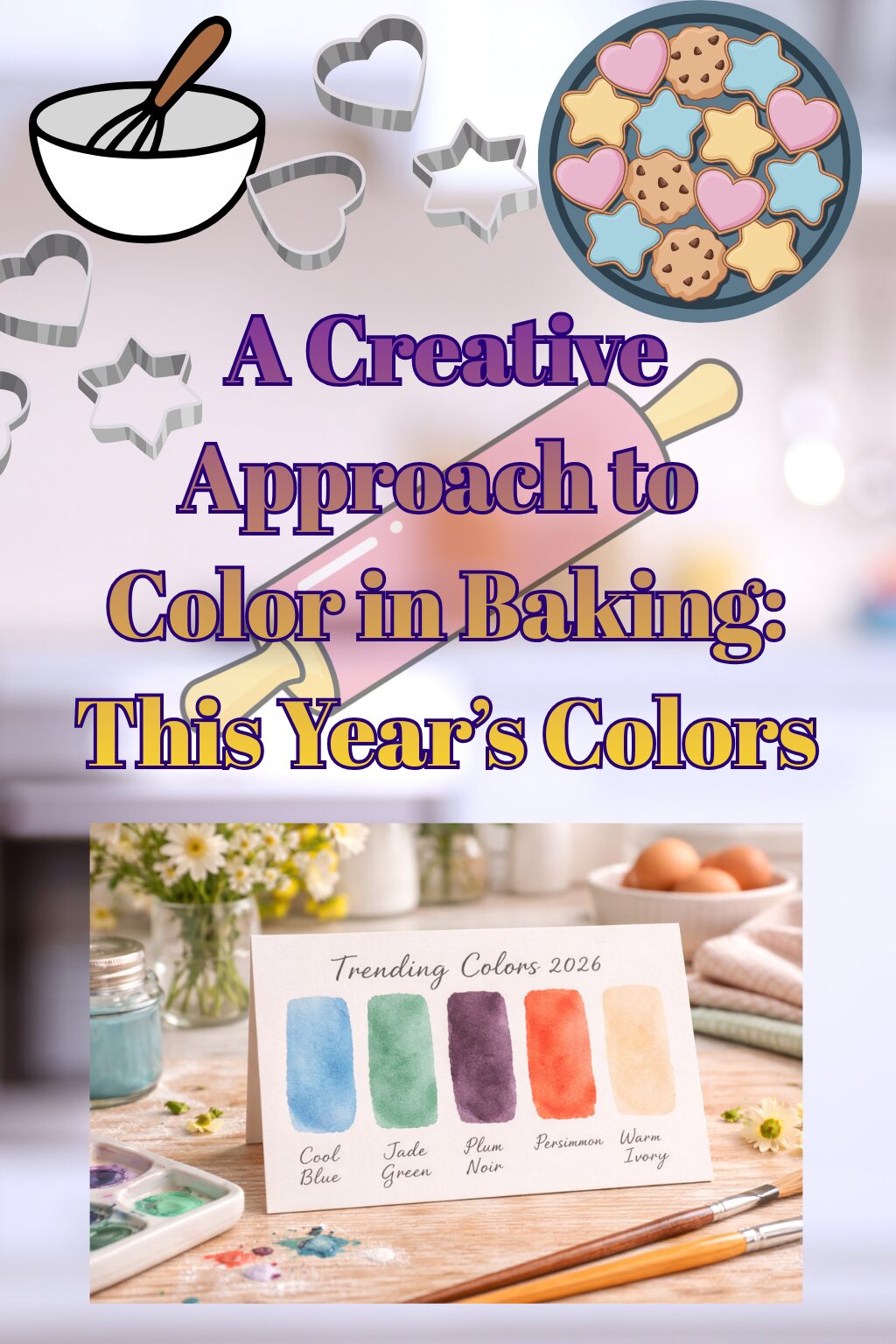 color palette of new colors for 2026