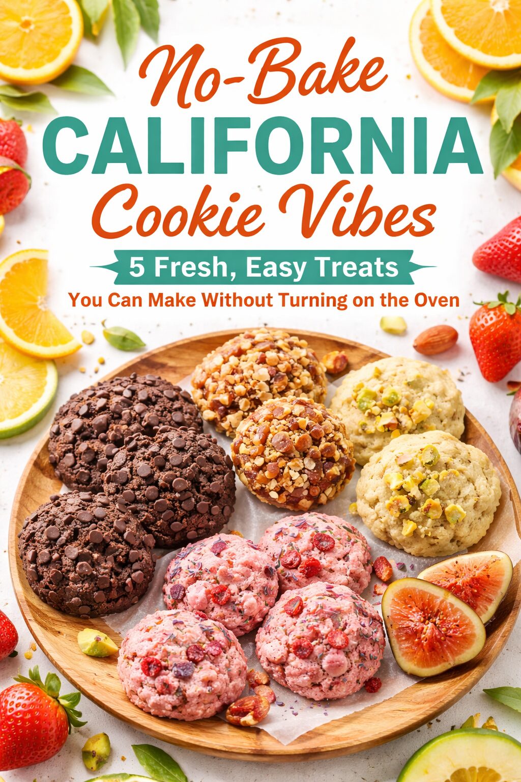No-Bake California Cookie Vibes: 5 Fresh, Easy Treats You Can Make Without Turning on the Oven feature image
