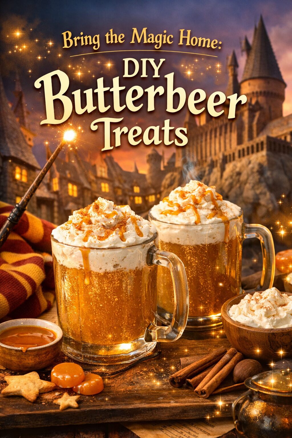 DIY Butterbeer treats feature image