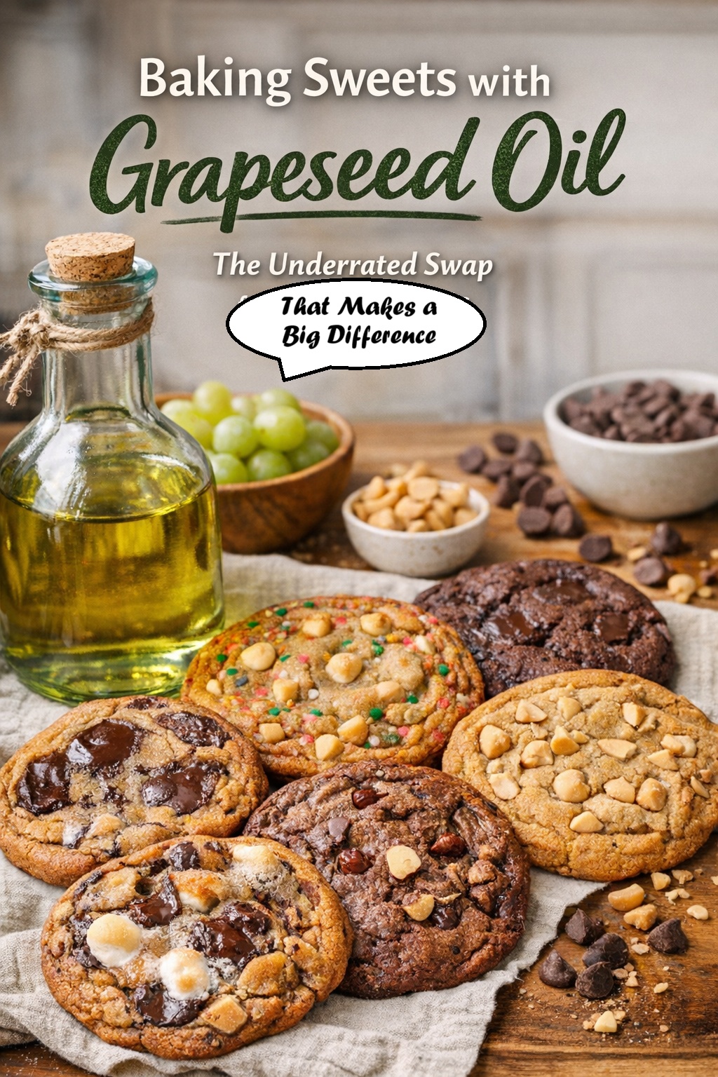 Baking Sweets with Grapeseed Oil: The Underrated Swap That Makes a Big Difference featured image